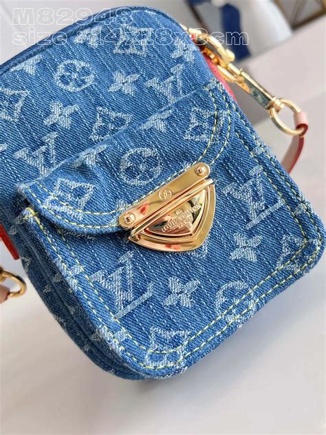 lv denim clutch|Fairfax Pochette Monogram Denim .